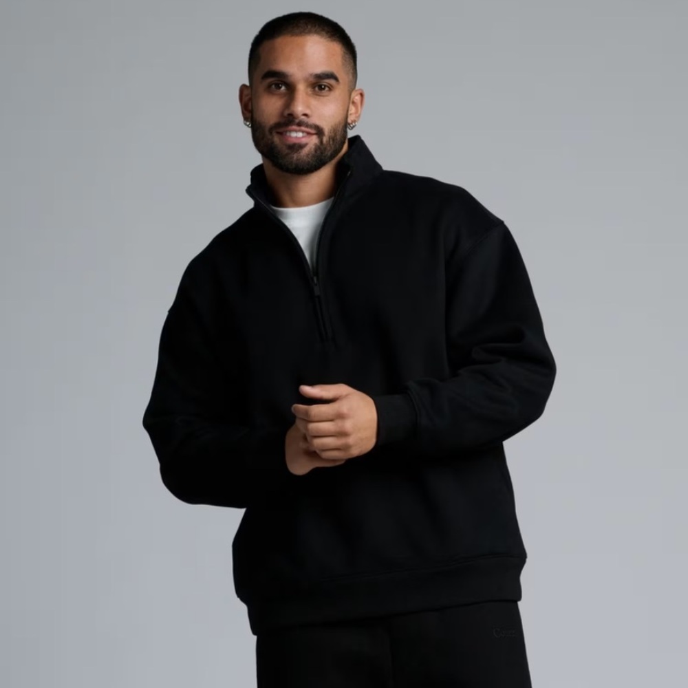 Comfrt Basic Quarter Zip Mock Neck NWT - image 3